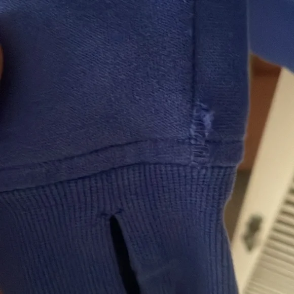 Lululemon scuba full zip hoodie blue size 6 - Picture 11 of 11